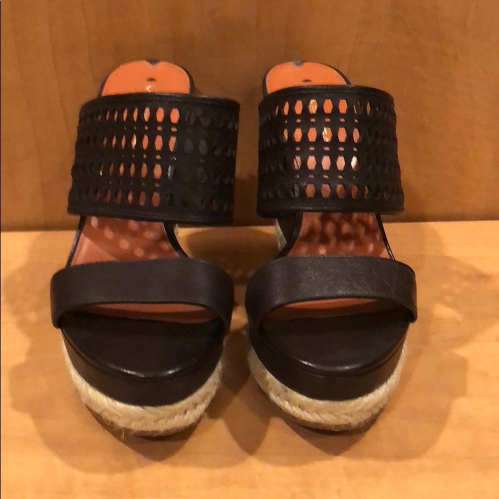 Via Spiga black wedges